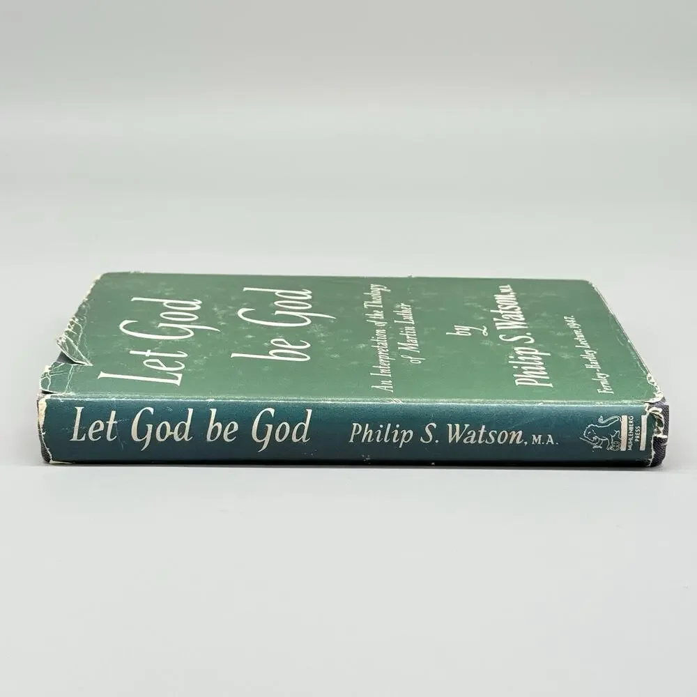 Let God Be God Interpretation of Theology Martin Luther Hardcover Book 1954